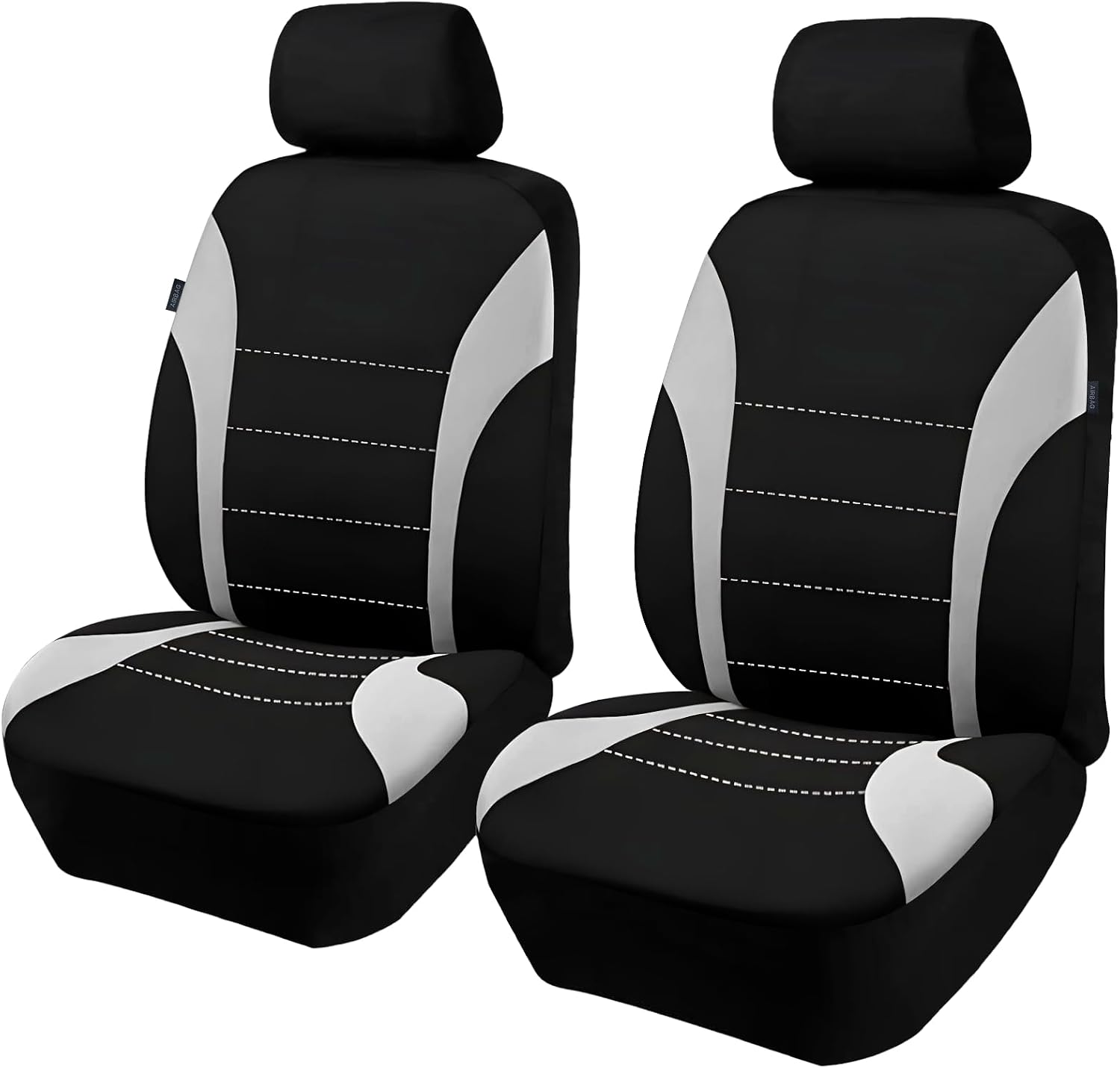 Komplettes Set Aus 2 Autositzbezügen Für Die Vordersitze, Universalgröße, Wasserdicht, Airbagkompatibel. Einfach Zu Montierende Autositzbezüge Inklusive Bezügen Für