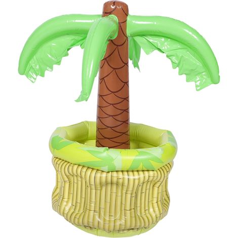 Aufblasbarer, Kokospalmenförmiger Pvc-eiskübel, Party-bierkühler, Aufblasbarer Palmen-eiskübel Für Partys, Grillfeste, Gärten, Strände Oder Veranstaltungen