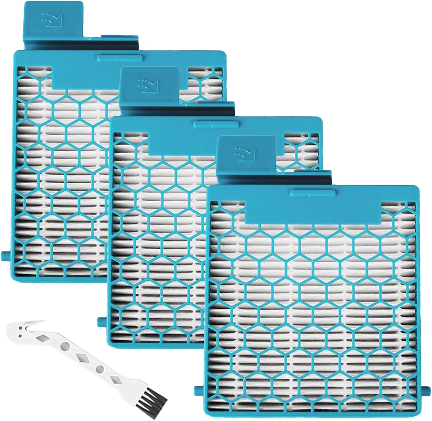 3er-pack Ersatzfilter Für Miele Boost Cx1 Active, Powerline, Allergy Und Parquet Powerline Staubsauger. Hepa-ersatzfilter Für Sf-hy 60 / Sf-ha 60