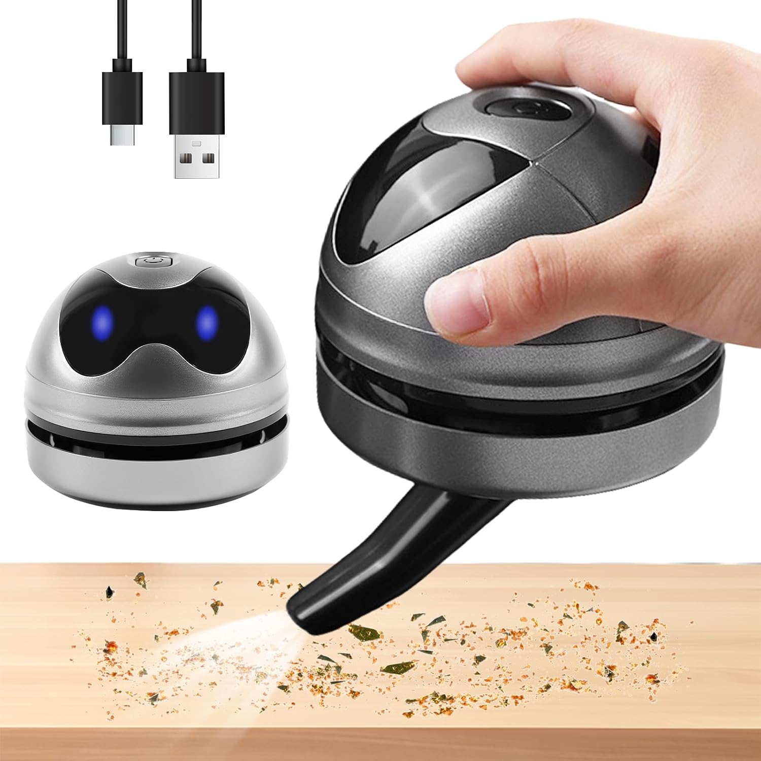 Mini-handstaubsauger, Tragbar, Usb-aufladbar, Kleiner Handstaubsauger, Kabellos, Für Büro, Zuhause, Arbeitszimmer Und Auto