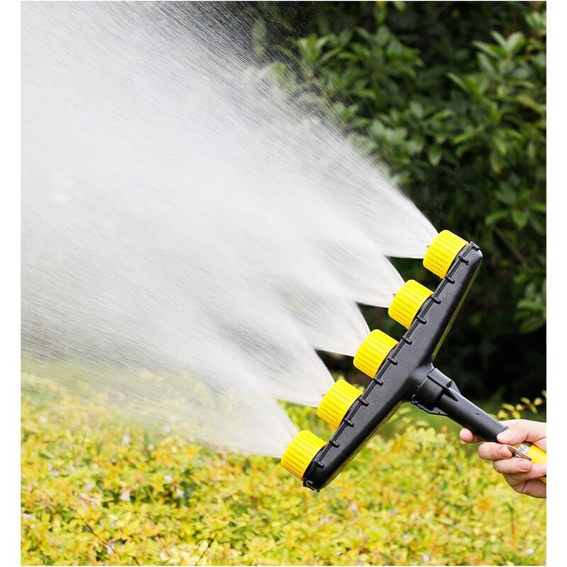 Verstellbare, Tragbare Sprühpistole, Geeignet Für Die Gartenbewässerung (5 Düsen) - Aquaforge