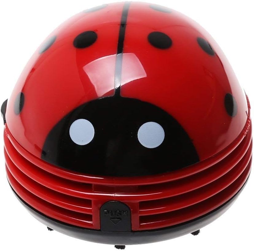 Mini-staubsauger In Marienkäferform, Tragbarer, Kabelloser Mini-staubsauger Mit Usb-aufladung – Staubsauger Zum Reinigen Von Staub Auf Tischen, Schreibtischen, Kissen Und Autos