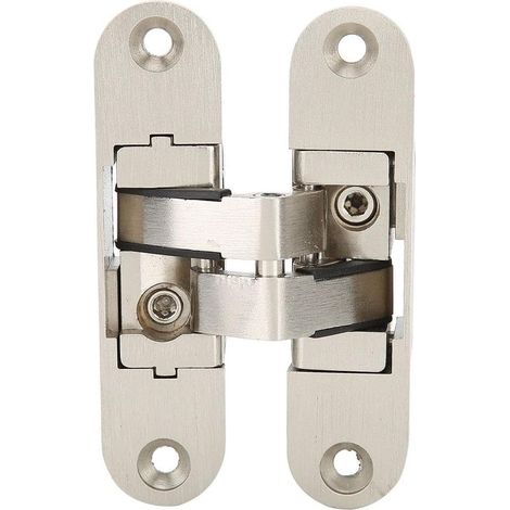 Unsichtbares Scharnier Für Türen, Verdecktes, Verstellbares Kreuzscharnier Für Falttüren, Geräuscharmes Möbelbeschlagzubehör, Verschleißfest, 180º Öffnungswinkel (23 Mm X 95 Mm)