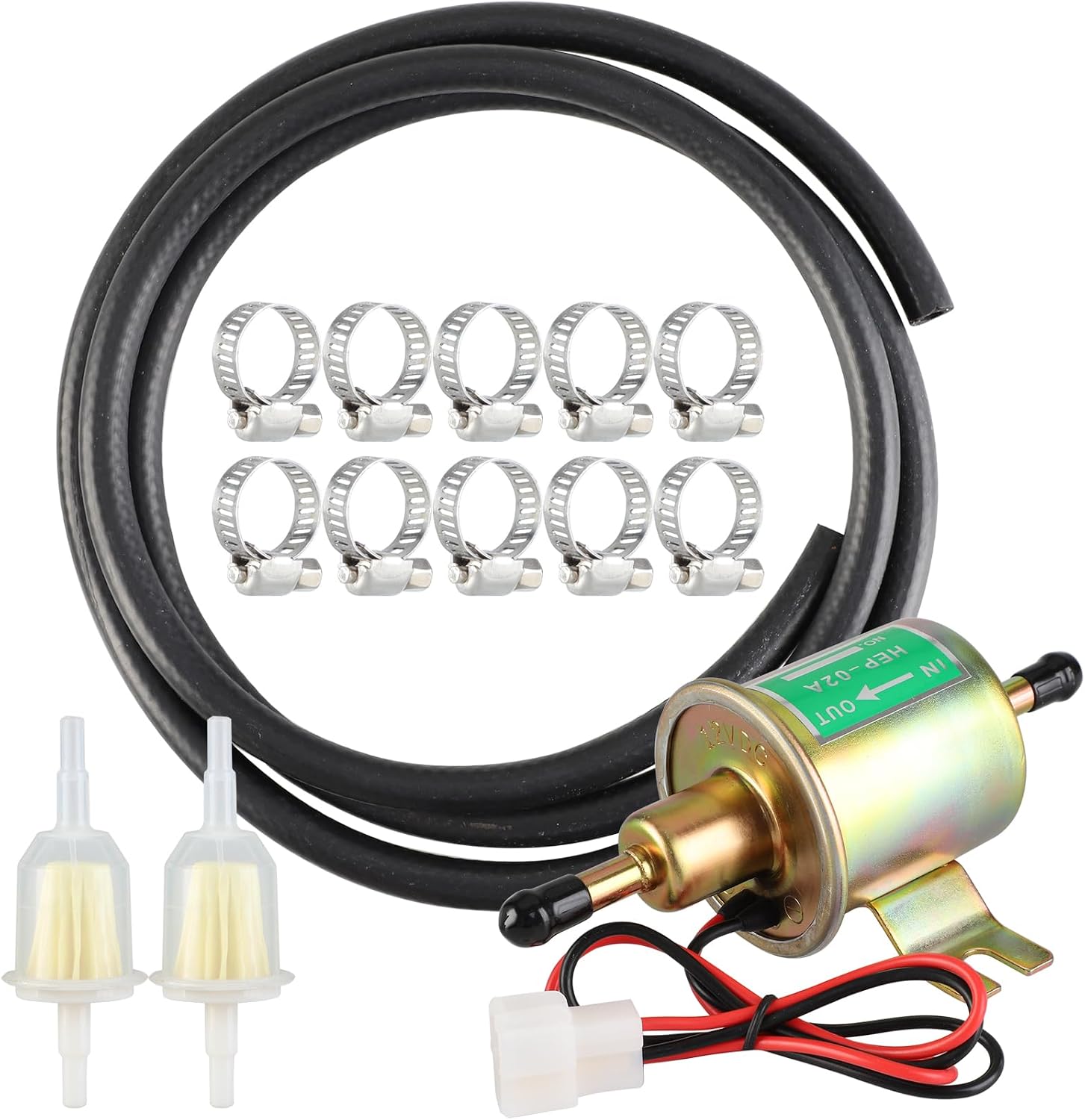 Carbole 12v Elektrische Kraftstoffpumpe 4-7psi, Benzinpumpe, Hep-02a