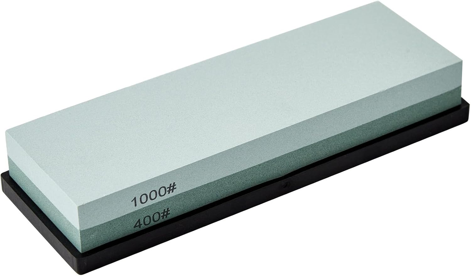 Hiramware Premium-schärfstein Mit Rutschfester Gummibasis, Körnung 400/1000, Doppelseitiger Manueller Schärfer Für Küchenmesser
