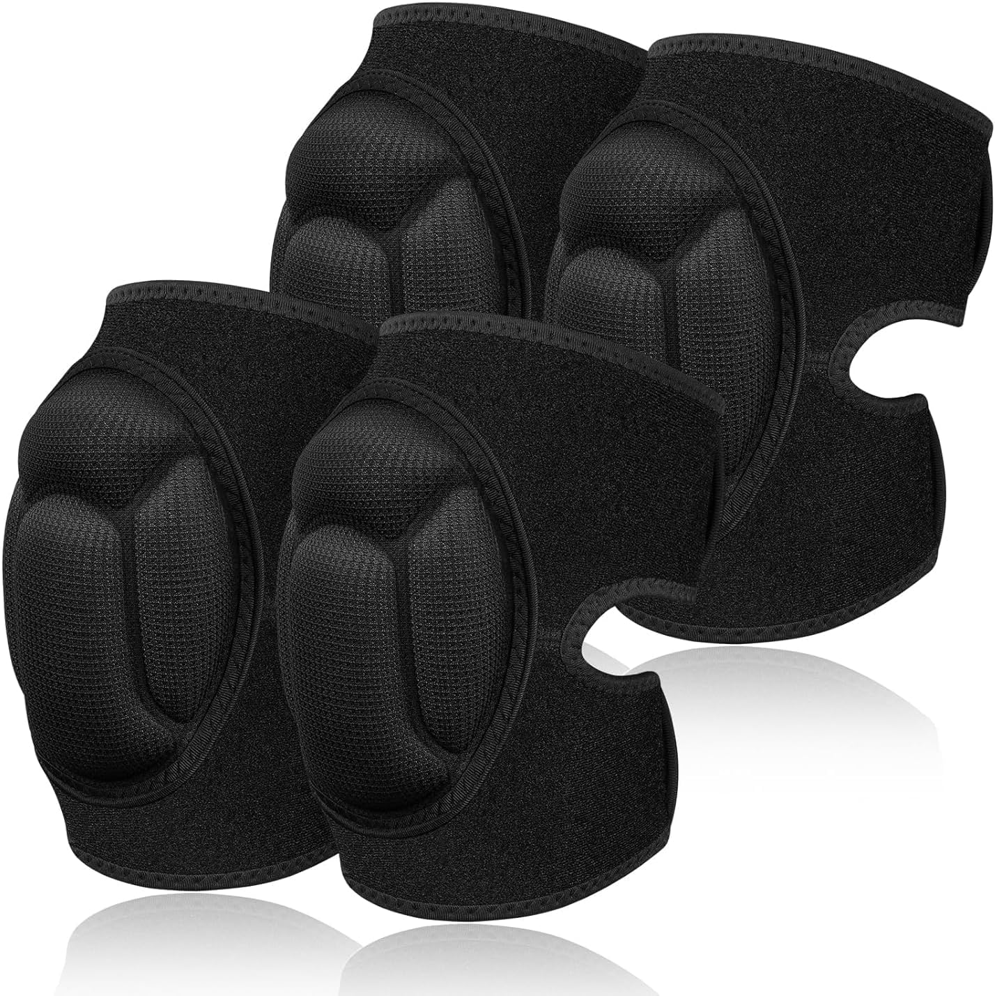 Flintronic Knieschoner, Arbeitsknieschoner Mit 20 Mm Schaumstoffpolsterung, Sportknieschoner Für Gartenarbeit, Joggen Und Arbeit