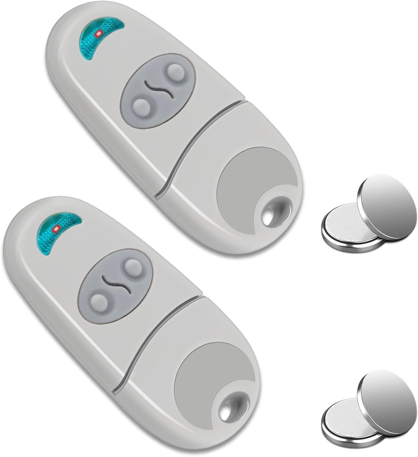 4er-pack - 433,92 Mhz Tor-fernbedienung, 2 Kanäle, Garagentor-fernbedienung Für Top-432na/ev/ee (2 Stück)