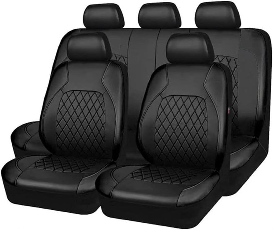 Shkalacar 9-teiliges Autositzbezug-set, Universelle Sitzbezüge Aus Pu-leder, Universelle Sitzbezüge Für Pkw Und Suvs