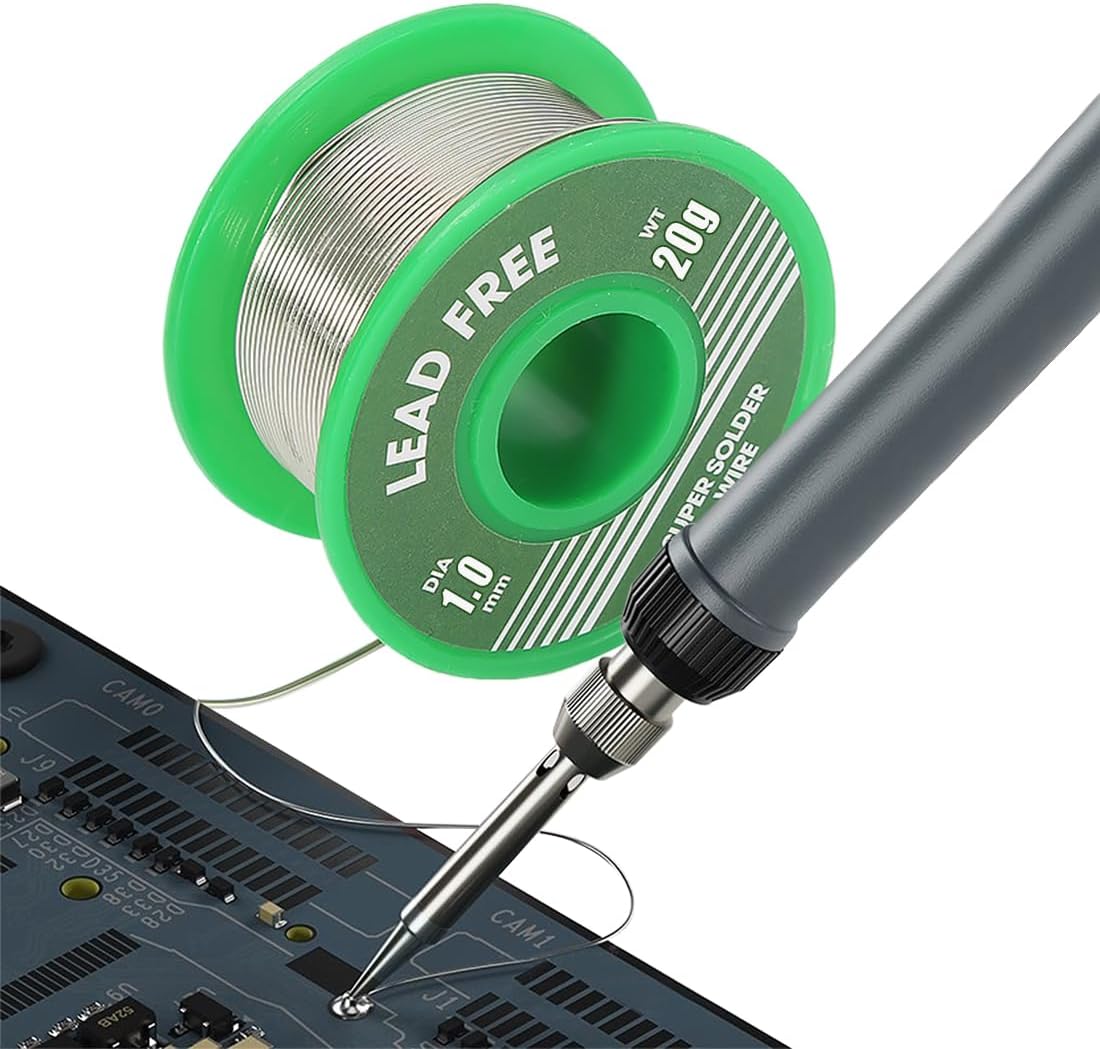 1 Rolle Bleifreies Lötzinn, 1,0 Mm, Kolophonium, 20 G Für Elektronikreparaturen, Heimwerkerprojekte