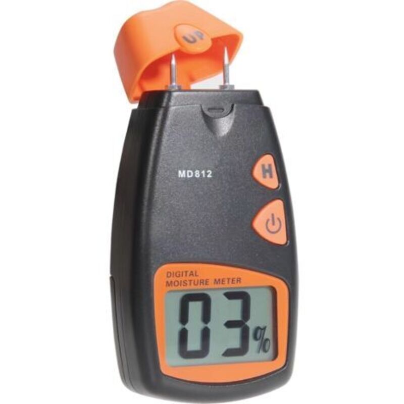 Numerisches Holzfeuchtigkeitsmessgerät, Tragbarer Holzfeuchtigkeitsmesser Mit 2 Stiften, Lcd-display Mit Hd-zählfunktion, 2 Wechselstiften Und Einem 9-v-stab (jeweils Zwei Im Lieferumfang Enthalten) 5