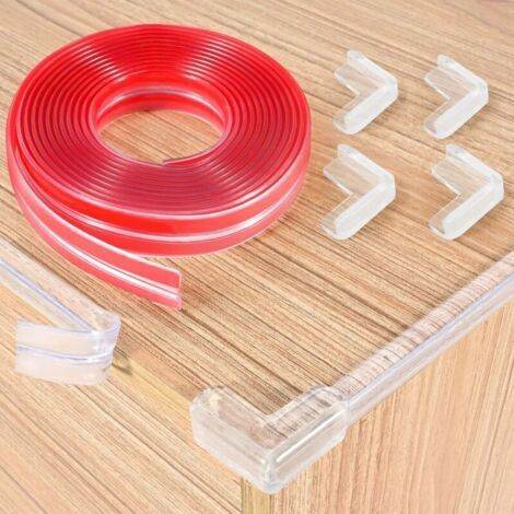 3m Vorklebender Eckenschutz Für Babytische, Transparentes Silikon, 4er-set, Kindersicherheit