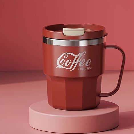 Becher Im Café Mit Deckel – Doppelte Isolierung Ein Geschenk, Das Ideal Für Das Mères-fest Ist