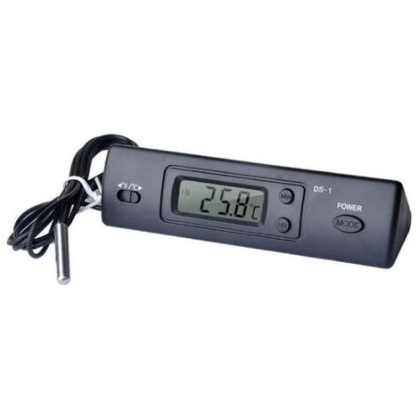 Autothermometer Mit Lcd-display Und Externer Sonde Zur Überwachung Der Innen- Und Außentemperatur