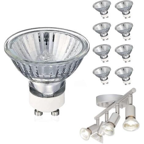 6er-pack 35 W Gu10-halogenlampen, Dimmbare Gu10-halogenlampen, Warmweiß, Hohe Helligkeit