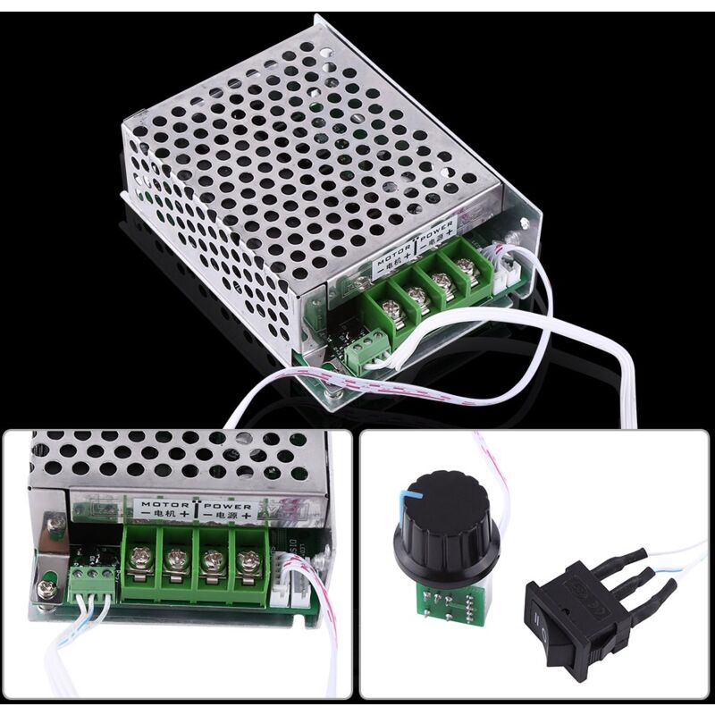 Pwm-gleichstrommotor-geschwindigkeitsregler, Dc10v-50v 30a (ccm6ds-b), Umkehrbar, Einstellbar, Stufenlose Geschwindigkeit, Gebürsteter Gleichstrommotor-geschwindigkeitsregler Mit Digitalanzeige