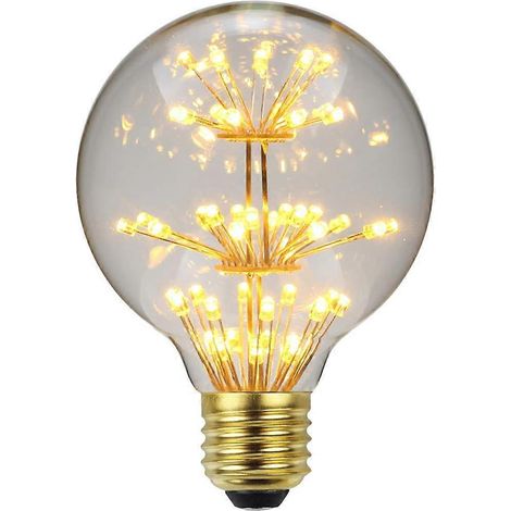 Ampulle Led, Ampulle Retro, Ampulle Rgb, Ampulle Mit Feuereffekt, Dekoratives Licht, E27 220/240v Glas E27 (g80)