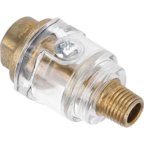 Öler-schmiergerät, In-line-schmiergerät Für Luftkompressor, Gold-in-line-schmiergerät, 1/4" Bsp Mini-in-line Für Pneumatisches Werkzeug, Öl-schmiergerät, Kompressor-schmiergerät