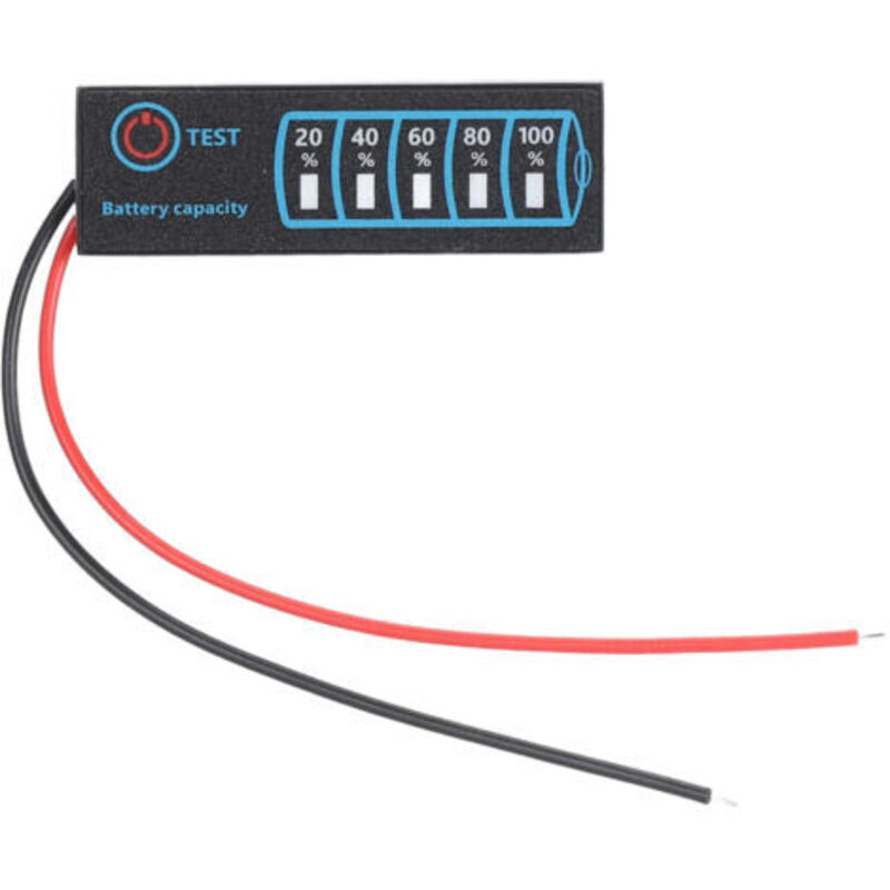 Dreifarbige Led-batterieanzeige Für Ternäre Lithium-ionen-batterien (säure, Lifepo4) – 5–30 V Dc