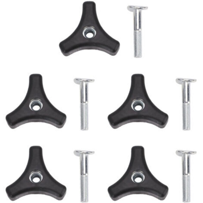Set Mit 5 Dreieckigen Befestigungsschrauben Für Rasenmähergriffe, Ersatzzubehör