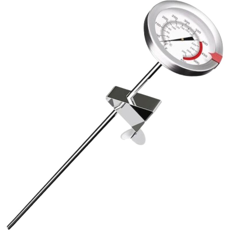30 Cm Langes Edelstahl-fleisch- Und Speiseöl-thermometer Mit Clip