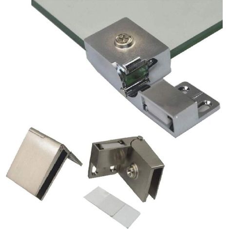 1 Stück Rahmenlose Glastürscharniere, Seitlich Eingelassene Glasschränke, Duschtürscharniere, Ersatzteile Für Schränke Und Glastüren Für Möbel