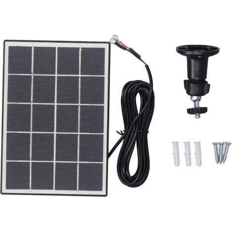 Schwarz 3w 5v Solarpanel Professionelles Effizientes Monokristallines Silizium-solarpanel-ladegerät Für Outdoor-überwachungskameras Dubuns