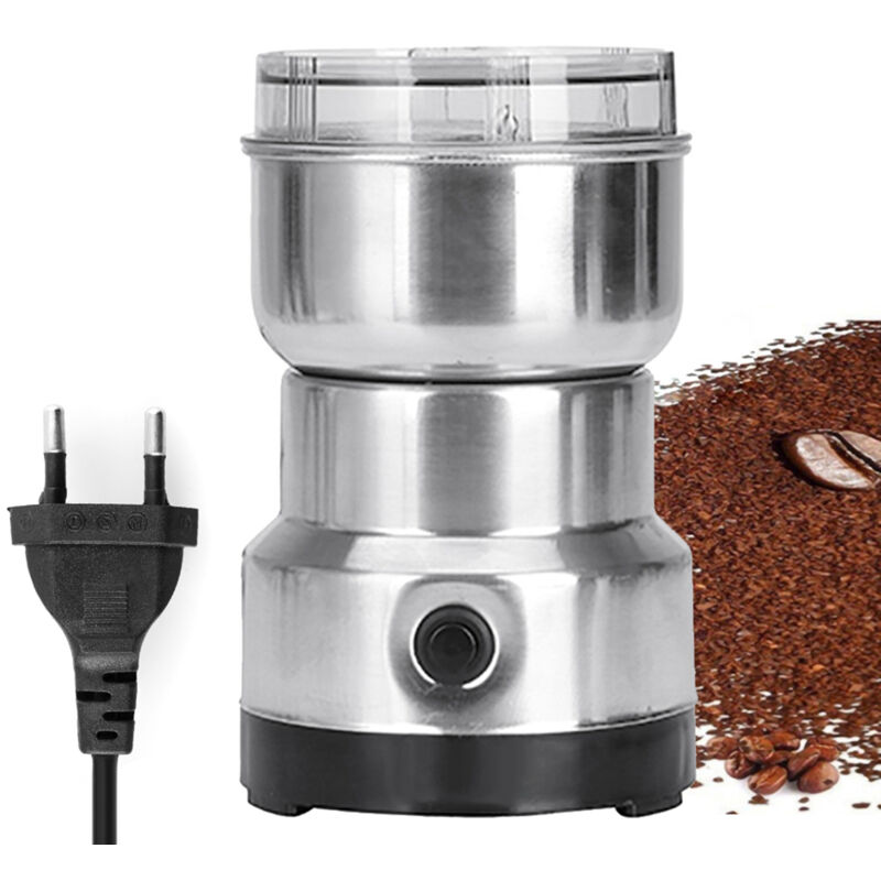 Multifunktionale Zerkleinerungsmaschine, Elektrische Getreidemühle, Gewürzmühle, Kräuter, Pulverisierer, Schleifmaschine, Werkzeug, Edelstahl, Elektrische Kaffeebohnenmühle Für Zuhause