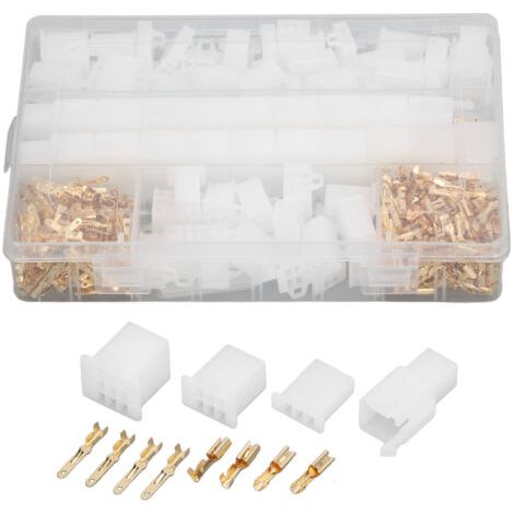 580-teiliges Klemmenstecker-set, Kupfer, Männlich, Weiblich, Crimp-stecker, Kunststoffblock Für Verkabelung, Dubuns