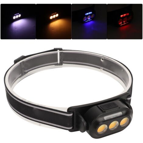 Led-stirnlampe, Usb Wiederaufladbar, 3 Geschwindigkeiten, Hohe Helligkeit, Wasserdichte Stirnlampe Für Nachtangeln, Laufen, Dubuns