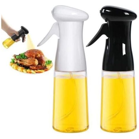 Tragbares Olivenöl-essig-spray, Aufbewahrungszubehör Für Küche, Grill, Kochen, Grillen, (schwarz + Weiß, 2 Stück)
