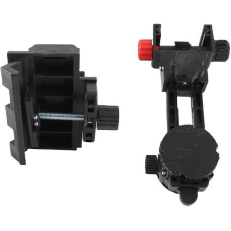 Feineinstellungshalterung Mit Nivellieradapter, 360° Verstellbar, L-förmiger Drehsockel Mit Clip, Wand- Oder Deckenmontage