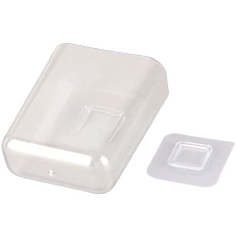 Transparenter, Selbstklebender Aufbewahrungsbehälter Aus Kunststoff, Schwebende Wandhalterung, Schreibtisch-organizer Für Schlafzimmer Und Badezimmer.