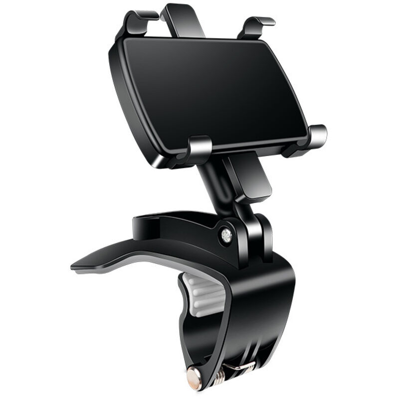 360°-autotelefonhalter, Robuste Feder, Kompatibel Mit 4–7-zoll-handys, Schwarz