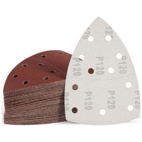 50 Schleifpapierblätter Für Schleifpapier, Xu, 105 Mm X 152 Mm, Körnung P120, Schleifunterstützung, Praktisch Zum Polieren Von Edelstahl Und Holz