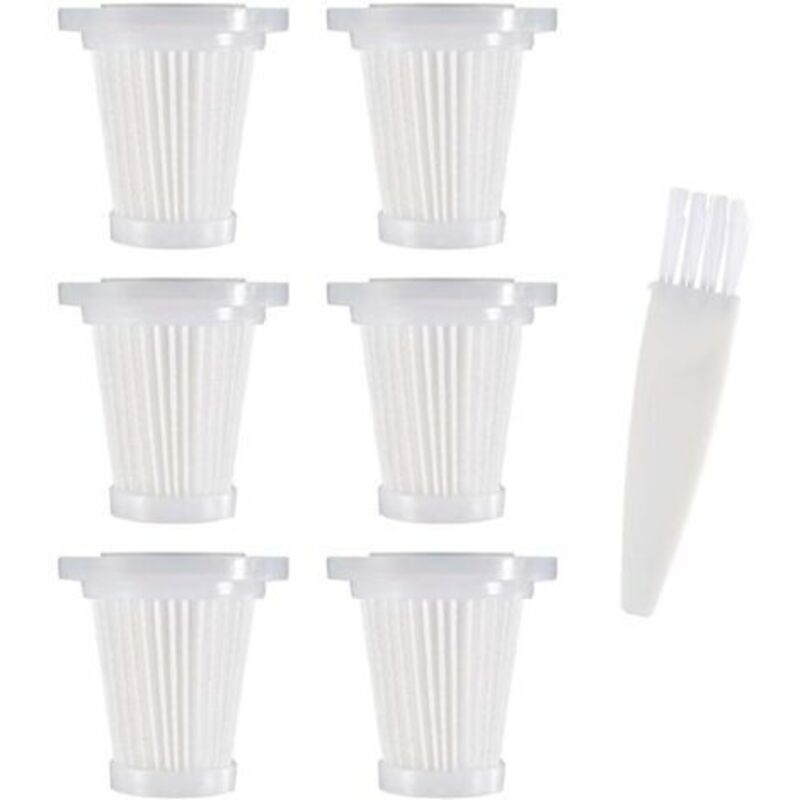 6er-pack Waschbare Hepa-filter, Ersatzfilter Für Mini-akku-handstaubsauger, Für Auto-handstaubsauger