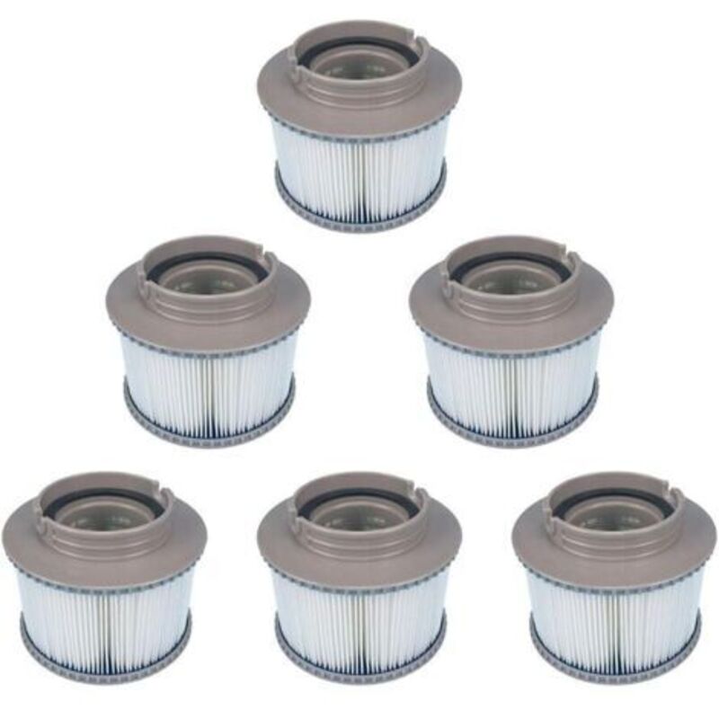 Packung Mit 6 Ersatzfiltern Für Pumpenkartusche Fd2089 – Abmessungen 8,6 Cm X 11,5 Cm – 120 Falten Für Effiziente Filterung