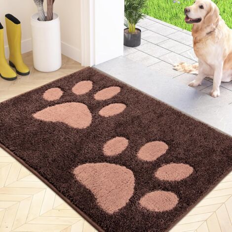 Fußmatte Für Den Innenbereich, 50 X 80 Cm, Rutschfest Und Maschinenwaschbar, Weich Und Saugfähig, Für Hund, Eingang, Tür, Flur