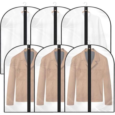 Set Mit 6 Transparenten Kleidungsstücken, 60 X 80 Cm, Beständig Gegen Feuchtigkeit Und Feuchtigkeit, Mit Umweltfreundlicher Herstellung Für Kostüme.