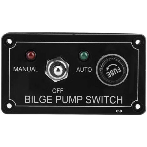 Schalter Für Bilgenpumpen, 12 V Dc, Led-anzeige, Bedienfeld Für Bilgenpumpe, Manueller/automatischer Ein-/ausschalter Für Boote Und Boote