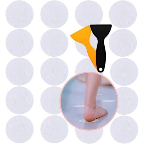 20 Stück Rutschfeste Badewannenaufkleber, Kreisförmige Rutschfeste Aufkleber, Rutschfeste Aufkleber, Duschaufkleber, Für Badezimmer, Treppen, Dusche, Badezimmeroberflächen
