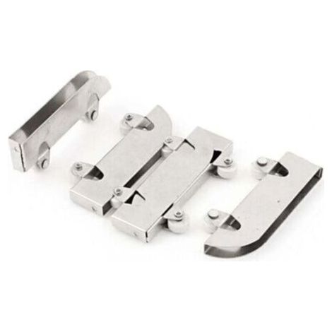 Rollen Für Glasschiebetüren, Doppelrollen, Edelstahl, 5mm