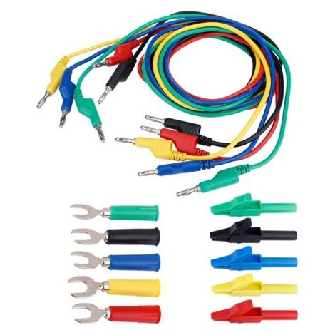 4-mm-bananen-auf-bananenstecker-messleitungssatz Für Multimeter-krokodilklemme Und U-typ-sonde (p1036a)