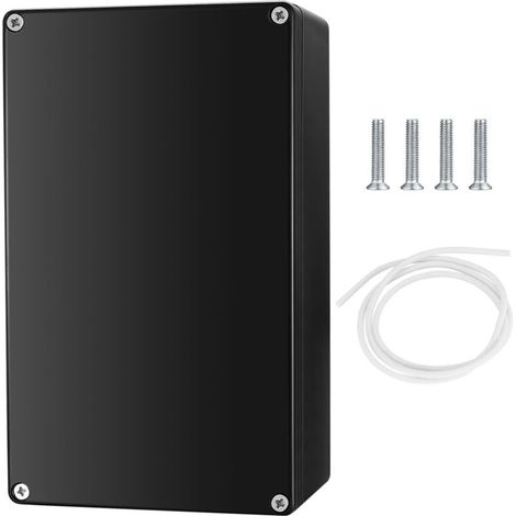 Ableitungskasten Ip67 – 20 X 12 X 7,5 Cm – Abs-material – 4 Kabeleingänge – Optimaler Schutz Gegen Wasser Und Tasche