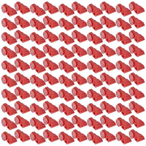 100 Stück Supermarkt-hakenschloss, Diebstahlsicherung, Display-regalschloss, 4,5-mm-hakenverschluss-zubehör