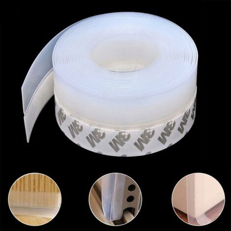 Silikondichtband 10 M – Tür- Und Fensterabdichtung – Breite 25 Mm – Geeignet Für Fugen Von 0 Bis 15 Mm – Wasser- Und Schalldicht