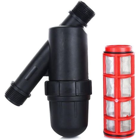 3/4-zoll-bewässerungsfilter, Garten- Und Metallfilternetz Aus Rostfreiem Stahl, Frischwasserfilter Für Den Bewässerungsgarten, Für Bewässerungszwecke Geeignet (schwarz)