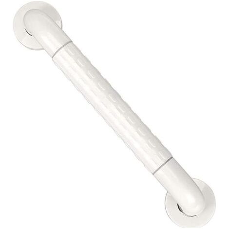 Toiletten-haltegriff, Edelstahl-wandgriff, Badewannengriff, Handtuchhalter – 400 Mm (weiß)
