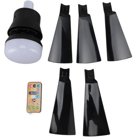 Deckenventilator, 3000 K Bis 6500 K, Einstellbare Helligkeit, 3 Windgeschwindigkeiten, Timer, E26-fassung Mit