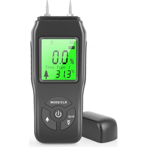 Numerischer Luftfeuchtigkeitsmesser Für Holz – Retro-lcd-bildschirm – Hochpräzise Sonde Für Mauern Und Baumaterialien – Luftfeuchtigkeitstest