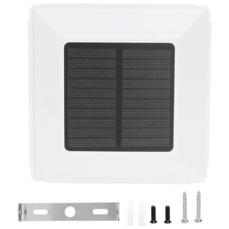 Wasserdichte Solar-pfostenleuchte Für Den Außenbereich, Induktionslichter, Zaunkappe, Garten- Und Hofdekoration, Weiß (warmweiß, Grün)